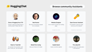 HuggingChat:与开源 AI 模型对话的网页应用
