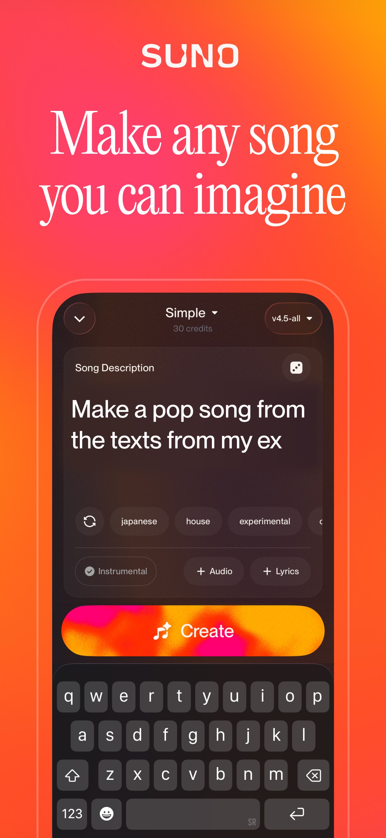 Suno:把文字想法、歌词或一段录音继续做成音乐